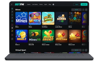 BetFM Casino site